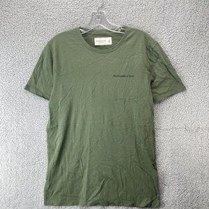 776 Abercrombie & Fitch SOFT‎ A&F TEE Green SHORT SLEEVE SIZE M